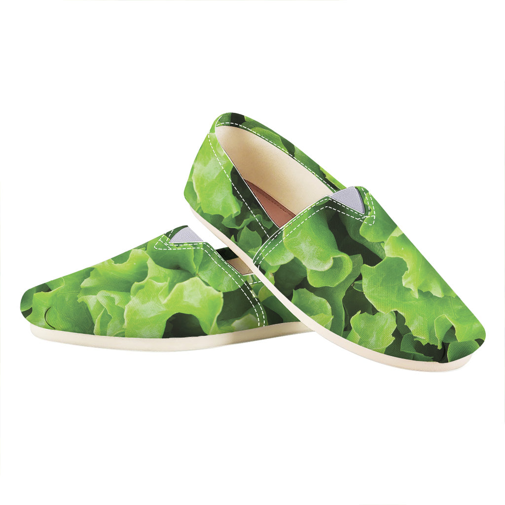 Fresh Lettuce Leaves Print Casual Shoes