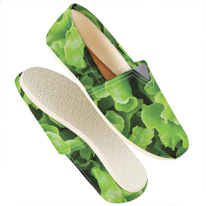 Fresh Lettuce Leaves Print Casual Shoes