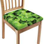 Fresh Lettuce Leaves Print Chair Cushion Cover