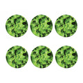 Fresh Lettuce Leaves Print Coaster Set