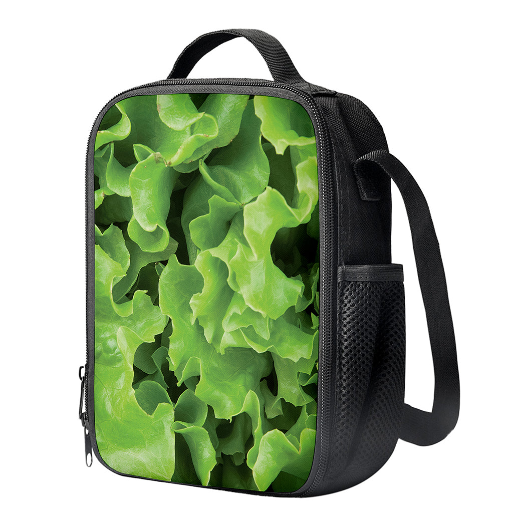 Fresh Lettuce Leaves Print Crossbody Lunch Bag