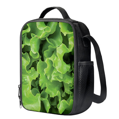 Fresh Lettuce Leaves Print Crossbody Lunch Bag