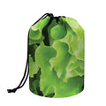 Fresh Lettuce Leaves Print Drawstring Makeup Bag