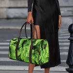 Fresh Lettuce Leaves Print Duffle Bag