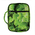 Fresh Lettuce Leaves Print Front Pocket Bible Bag