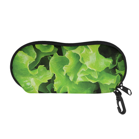 Fresh Lettuce Leaves Print Glasses Case
