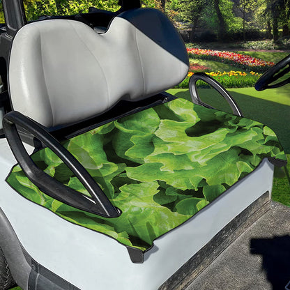 Fresh Lettuce Leaves Print Golf Cart Seat Cover