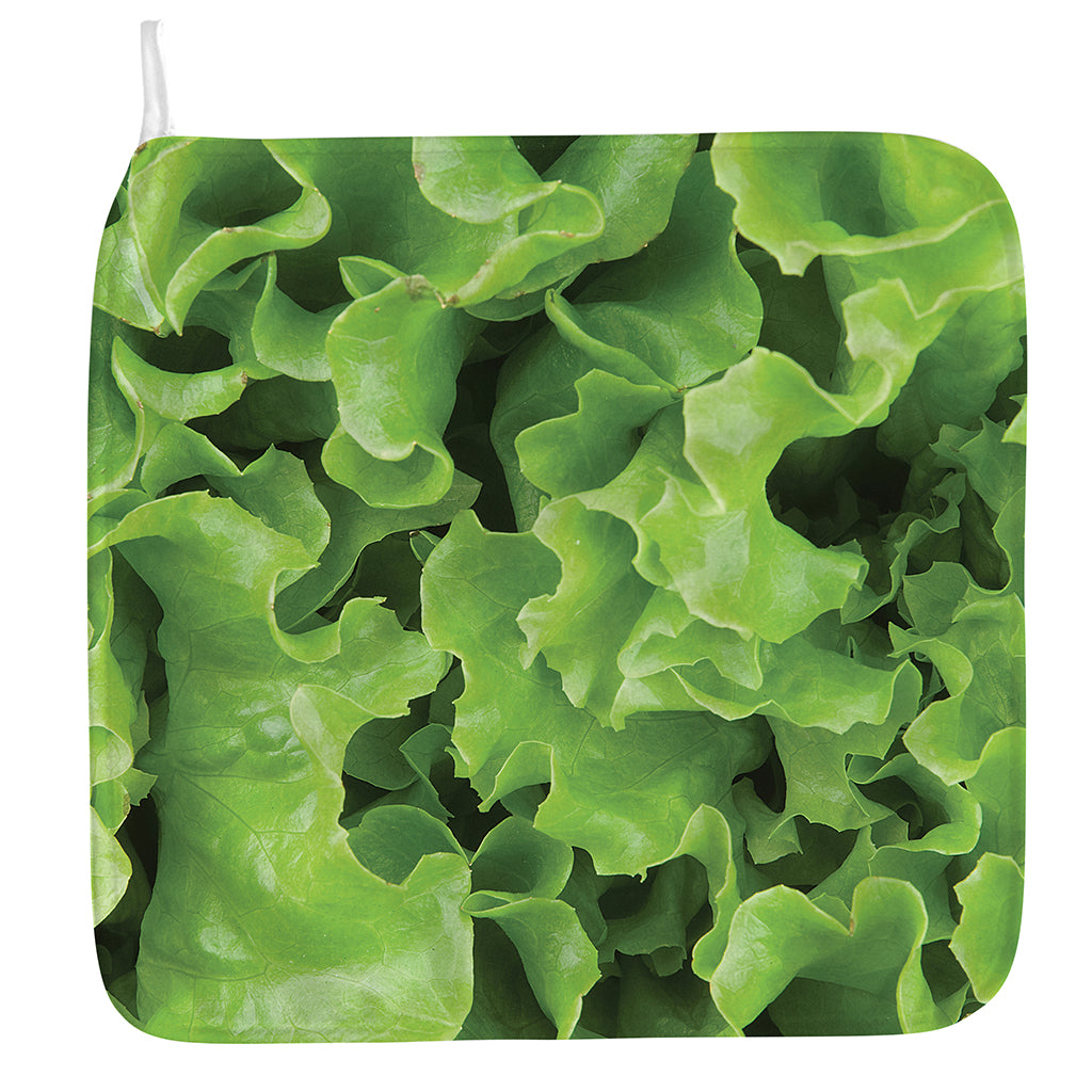 Fresh Lettuce Leaves Print Hand Towel