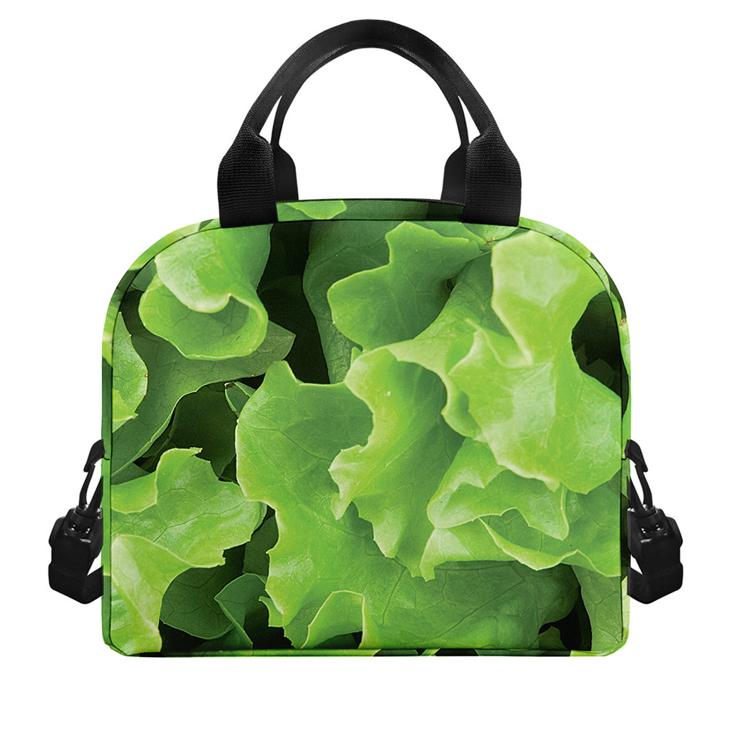 Fresh Lettuce Leaves Print Insulated Lunch Bag