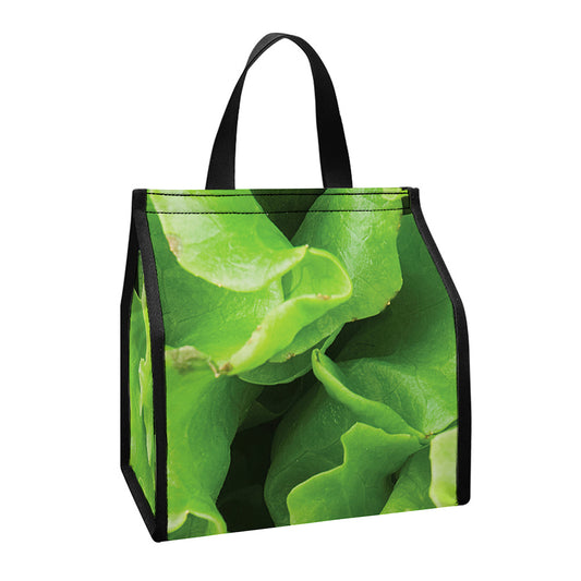 Fresh Lettuce Leaves Print Insulated Lunch Tote