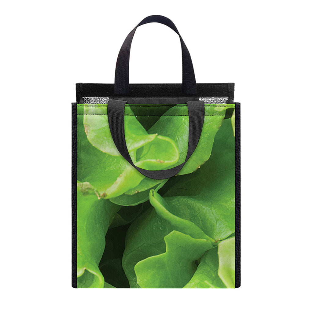 Fresh Lettuce Leaves Print Insulated Lunch Tote