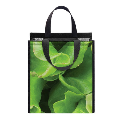 Fresh Lettuce Leaves Print Insulated Lunch Tote