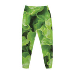 Fresh Lettuce Leaves Print Jogger Pants