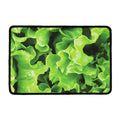 Fresh Lettuce Leaves Print Kitchen Mat