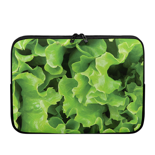 Fresh Lettuce Leaves Print Laptop Sleeve