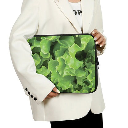 Fresh Lettuce Leaves Print Laptop Sleeve