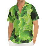 Fresh Lettuce Leaves Print Men's Deep V-Neck Shirt