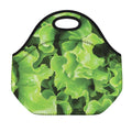 Fresh Lettuce Leaves Print Neoprene Lunch Bag