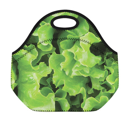 Fresh Lettuce Leaves Print Neoprene Lunch Bag