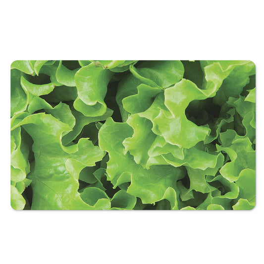 Fresh Lettuce Leaves Print Polyester Doormat
