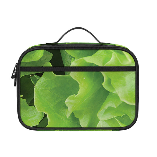Fresh Lettuce Leaves Print Portable Lunch Bag