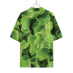Fresh Lettuce Leaves Print Rayon Hawaiian Shirt