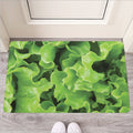 Fresh Lettuce Leaves Print Rubber Doormat