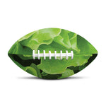 Fresh Lettuce Leaves Print Rugby Ball