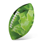 Fresh Lettuce Leaves Print Rugby Ball