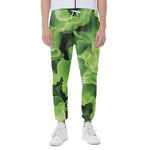 Fresh Lettuce Leaves Print Scuba Joggers