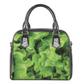 Fresh Lettuce Leaves Print Shoulder Handbag