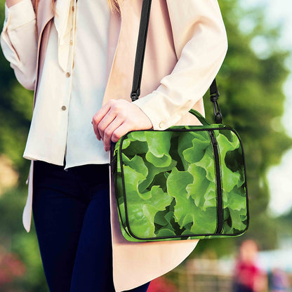 Fresh Lettuce Leaves Print Shoulder Strap Bible Bag