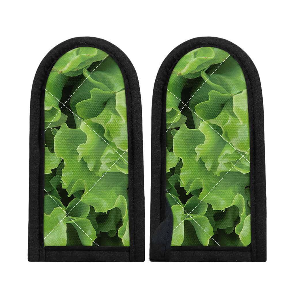 Fresh Lettuce Leaves Print Skillet Handle Cover