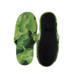 Fresh Lettuce Leaves Print Slippers
