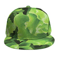 Fresh Lettuce Leaves Print Snapback Cap