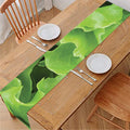 Fresh Lettuce Leaves Print Table Runner