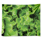 Fresh Lettuce Leaves Print Tapestry