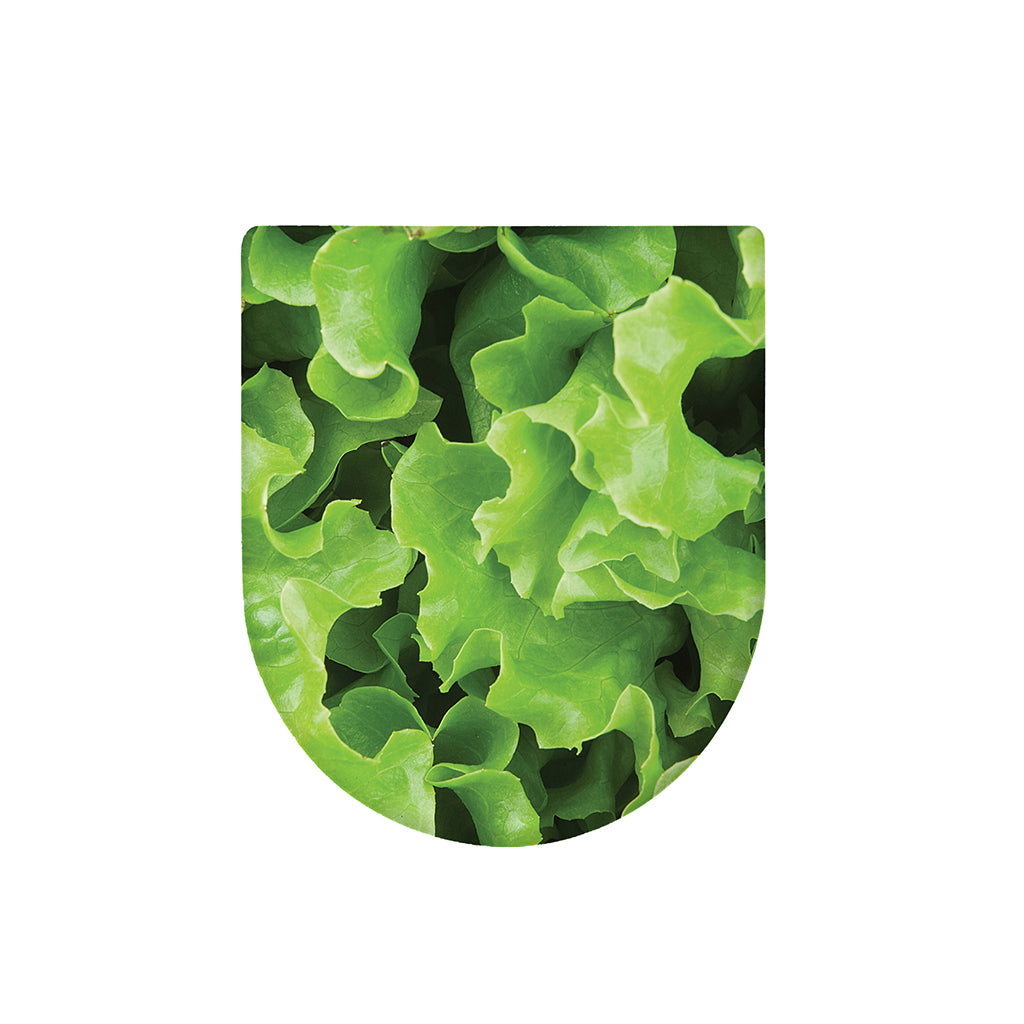 Fresh Lettuce Leaves Print Toilet Lid Cover
