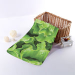 Fresh Lettuce Leaves Print Towel