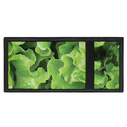 Fresh Lettuce Leaves Print Trifold Wallet