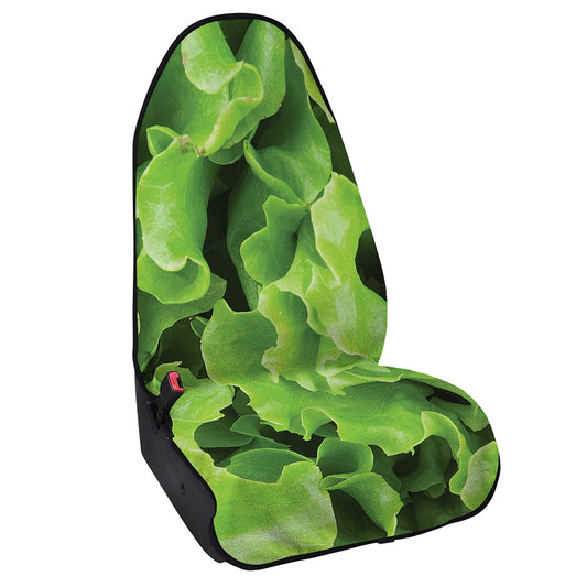 Fresh Lettuce Leaves Print Waterproof Car Seat Cover