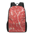 Fresh Meat Print 17 Inch Backpack