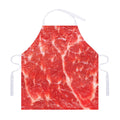Fresh Meat Print Adjustable Apron