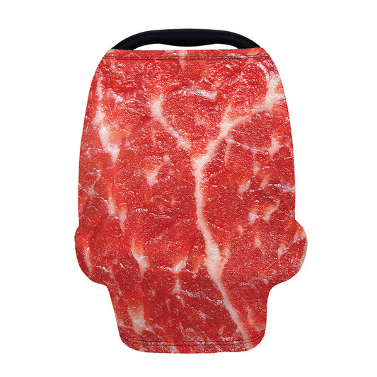 Fresh Meat Print Baby Seat Cover