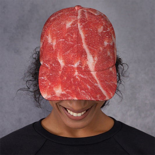 Fresh Meat Print Baseball Cap
