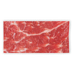 Fresh Meat Print Beach Towel