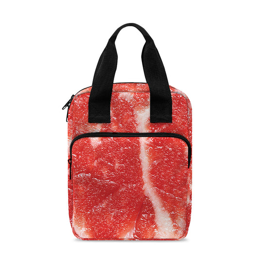 Fresh Meat Print Bible Tote Bag