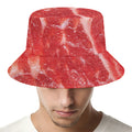 Fresh Meat Print Bucket Hat