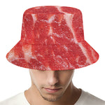 Fresh Meat Print Bucket Hat