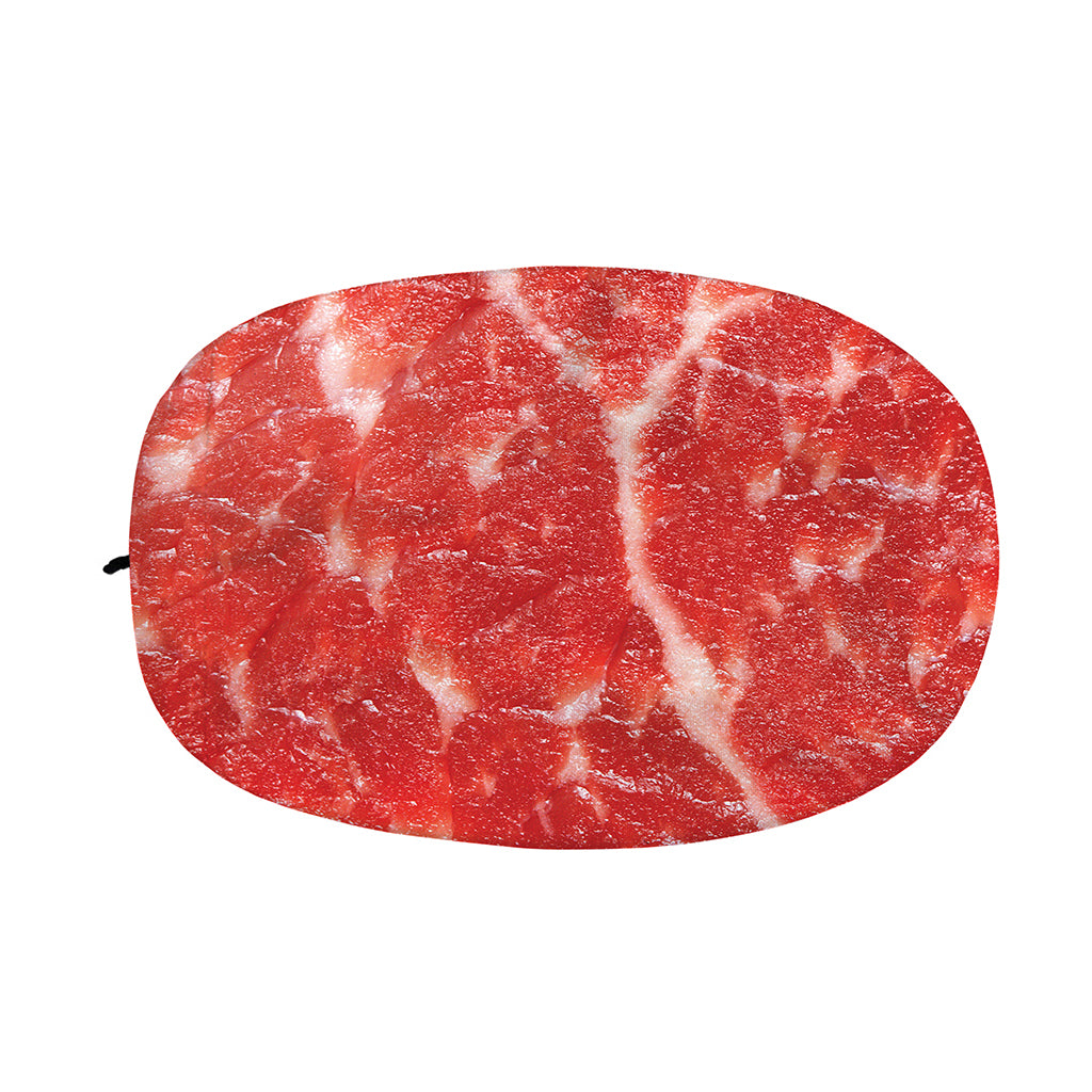 Fresh Meat Print Car Side Mirror Covers